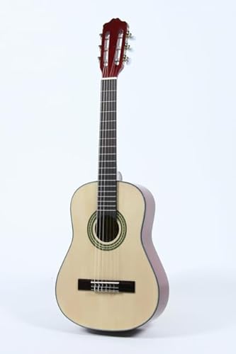 Voggy’s Kindergitarren-Set 1/2 - Gitarre für Kinder ab 6 Jahren im Komplettset mit Zubehör auch geeignet für Anfänger, natur