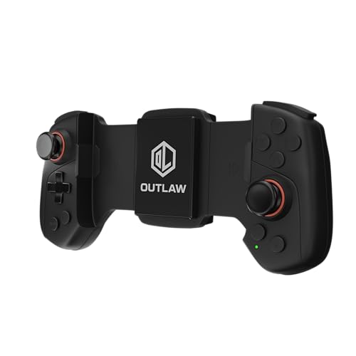 Image of OUTLAW Nava Smartphone Gamepad with Cooling Fan, Hall Effect Triggers & Joysticks | Wireless Bluetooth Controller for Android, iOS, PC, Cloud Gaming, Xbox & PS Remote Play