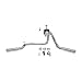 Flowmaster 817614 American Thunder 409S Stainless Steel Dual side Exit Moderate Sound Cat-Back Exhaust System