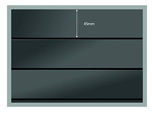 Steckkarten 210 x 148 mm PRINZ SYSTEM l'écrin noir de haute qualité pour timbres rares en lot de 50