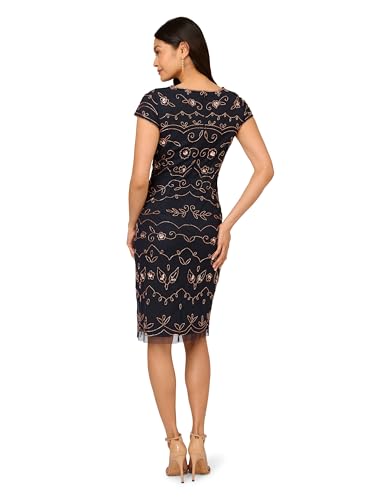 Image of Adrianna Papell Women's Beaded Sheath Dress