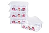 Photo Gallery mirahome set di 4 barattoli per biscotti, rettangolari, 2,5 l, trasparenti, design a casetta, qualità austriaca Photo Gallery mirahome set di 4 barattoli per biscotti, rettangolari, 2,5 l, trasparenti, design a casetta, qualità austriaca