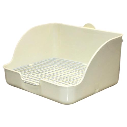 Caja de arena para conejos de PP y esquinero lavable de jaula 6