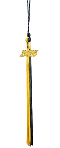 Image of 2025 Tassel Graduation, Black and Gold Tassel 2025