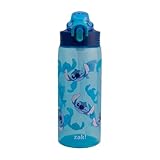 Botella de Agua Infantil Stitch de 739ml, Ideal para Escuela, Lonchera y Deportes, Diseño Antiderrames con Boquilla...