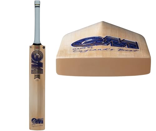 Image of GM Brava 606 English Willow Cricket Bat, Adult Size - Short Handle, Fully Knocked and Ready to Play with Toe Guard