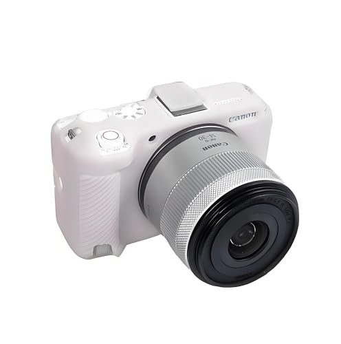 カメラソフトシリコンケース ゼリーピンクカラー 滑らかな光沢のある質感 ラバーアーマー スキンボディカバー プロテクター ホットシューカバー付き Canon R50Vカメラ用