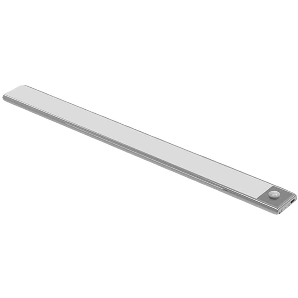 Illuminazione a LED per armadietti, 80 cm, ricaricabile, con sensore di movimento, luce LED per armadio, senza fili, temperatura del colore regolabile, barra luminosa notturna per armadio, cucina