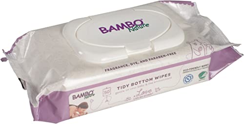 Bambo Nature Tidy Bottoms Baby Wet Wipes, 300 Count
