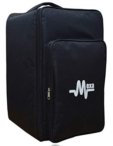 Mexa Cajon Bag Padded Waterproof Fabric With Carry Handle and Shoulder Straps Universal Size For All Size Cajon (Black)-picture-19