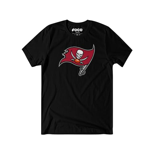 Image of FOCO Men's NFL Team Primary Logo Black Short Sleeve T-Shirt