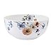 Mikasa Audrina Water Color Flowers Bone China Lightweight Chip Resistant 12 Piece Dinnerware Set, Service for 4, White