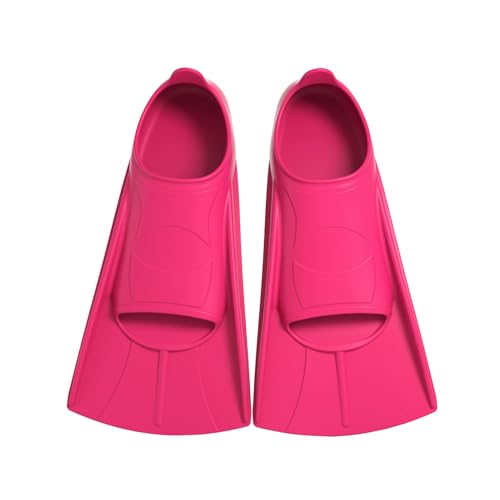 YushengTai Aletas de Natación, Aletas Cortas para Niños y Adultos, Aletas de Buceo de Silicona, para Principiantes