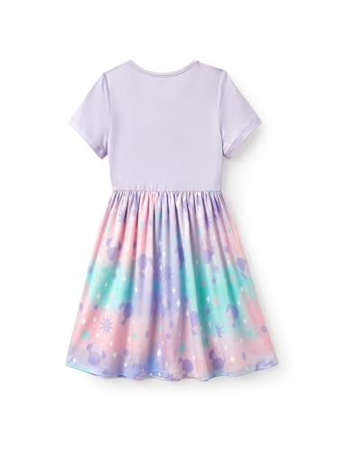 Image of Disney Minnie Mouse Princess Frozen Elsa Stitch Girls Dress Sleeveless & Short Sleeve Casual Summer Clothes Baby to Toddler