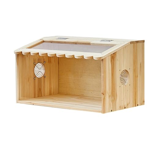 Ronyme Criadero de, Caja de cría, fácil Acceso, Resistente, Ligero, Accesorio para gallinero de codornices, Aves, hámsteres y, Longitud 50 Cm