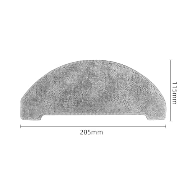 Mop Cloth Kit Wipes Cleaning Pad£¬Compatible for Cleanova£¬W7 W11 Robot Vacuum Cleaner Sweeper Accessories(4 Pack)