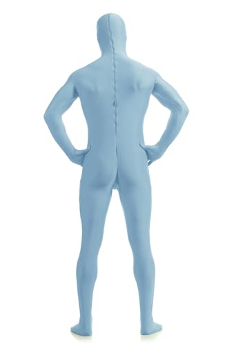 Image of ATHX Men's and Women's Spandex Open Face Bodysuit Costume Adult Stretchy Halloween Cosplay Body Suit Zentai Suit Outfits