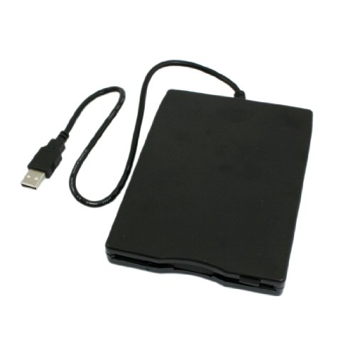 Ruilogod 3.5�C���` 1.44MB USB �|�[�^�u�� �f�B�X�P�b�g�h���C�u FDD �G���N���[�W���P�[�X �u���b�N