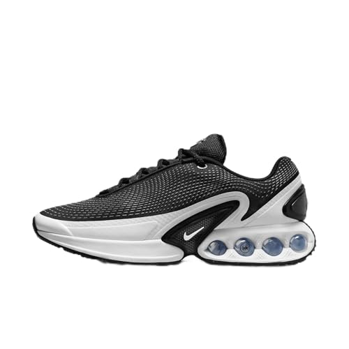 Image of Women's Air Max DN Running Shoes in Black & White by Nike