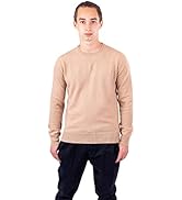 Velanio Cashmere Men’s Crewneck Pullover Sweater – Fashionable, Comfortable Sweater for Men Made ...