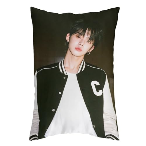 Yeonjun ヨンジュン TXT 27 抱き枕カバー 長方形 等身大クッションカバー 両面プリント 気持ちいい 安眠 隠しファスナー式 伸縮性 着脱簡単 肌触り良い 柔らかい 四季兼用 ベッド飾り 20"x30"