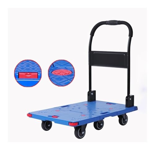 Carretilla plegable grande morada para transporte miniatura 3