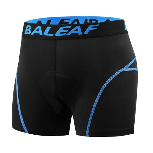 baleaf Cycling Shorts Mens Padded Undershorts Bike Short Mountain MTB Liner Riding Breathable Bicycle Underwear
