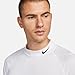 Nike Pro Men's Dri-FIT Fitness Mock-Neck Long-Sleeve Top (White/Black, FB7908-100) Size Medium