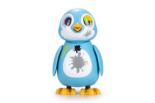 Silverlit - Rescue Pingouin - Interaktywny Pingwin w kolorze niebieskim z 20 różnymi emocjami - Efekty dźwiękowe i świetlne - Od 5 Lat