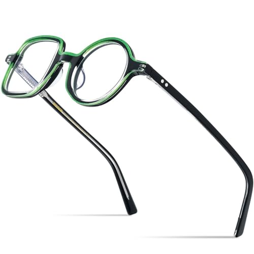 Lunettes femmes et hommes MUTYNE, monture ronde ou carrée en acétate de poudre élégante