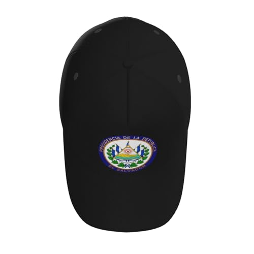 El Salvador Coat of Arms Baseball Hats for Men and Women - Classic Adjustable Hats4