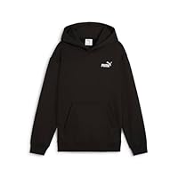 PUMA Boys Small No. 1 Logo Relaxed Fl B Hoodies, Puma Black, 176 EU