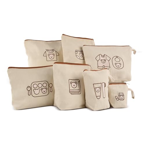 Mini Nomad 7PCs Diaper Bag Organizer Pouches for Baby Kids...