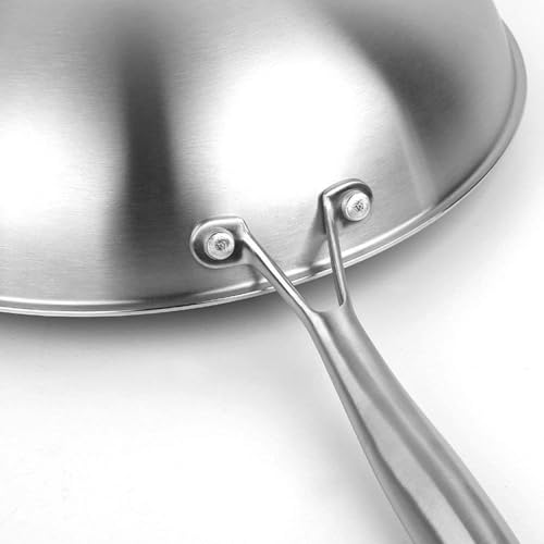 Wok acero inoxidable tres capas 32 cm con tapa miniatura 5