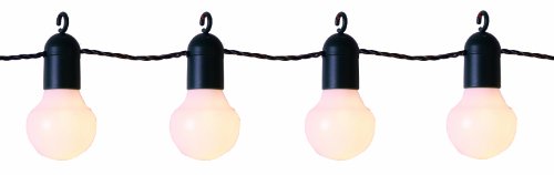 Best Season 476-22 Partyball - Guirnalda LED (20 Bombillas, 5,7 m de Longitud, Cable Negro, Uso en Exteriores)