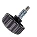 Universal Pop Pin Pull Pin Spring Knob Screw Replacement Parts for Exercise Machines Sports Bike Fitness Equipment Black