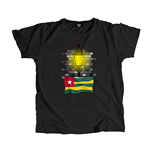 T-shirt Togo Street Lamp Bricks vêtement streetwear unisexe imprimé briques