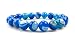 Blue Simulated Botswana Agate Gemstone Bracelet- Good for Healing and Energy
