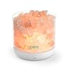 Pure enrichment pureglow usb salt lamp authentic pink himalayan salt rocks light dimmer with 5 levels 2 bulbs and usb power cable  urban country home decor