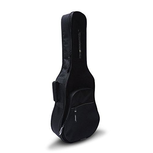Image of Crossrock CRSG106CHBK 1 /2 inch Classical Guitar Bag with 10mm Padded Backpack Straps, Black