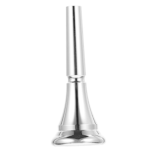 Toyvian Horn Copper Mouthpiece Replacement Part Durable Instrument Tool for Beginners Smooth Polished Surface Lightweight and Portable for Concerts and Gatherings
