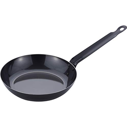 Wahei Freiz MA-9956 Professional Iron Frying Pan, 7.9 inches (20 cm), Induction Compatible, For Gas Professionals, Handle