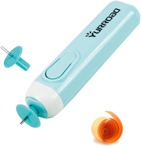 YURROAD Outil de quilling électrique à fente - Stylo de quilling électrique automatisé pour paperolles - Stylo à friser pour les débutants en papier