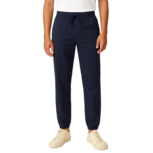 French Toast Men's Pull-on Stretch Twill Jogger with Zipper Pockets