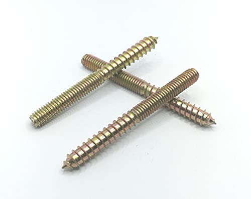 Image of Hanger Bolt M8x80 Double Headed Bolt Self-Tapping Screw for Furniture 15Pcs