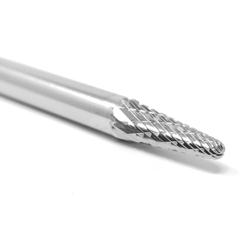 Fresa sólida de carburo SL-1L6 con vástago de acero 6" miniatura 2