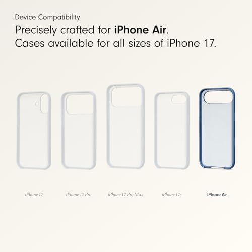 Beats iPhone Air Case with MagSafe & Camera Control, Matte Finish, Microfiber Lining – Bedrock Blue - image 3