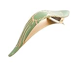 Ficcare Maximas Hair Clip in Lotus Sahara Agave and Gold Small
