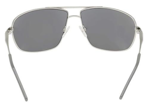 Harley-Davidson Men's Navigator Sunglasses Shiny Grey Frame Smoke Mirror Lens3