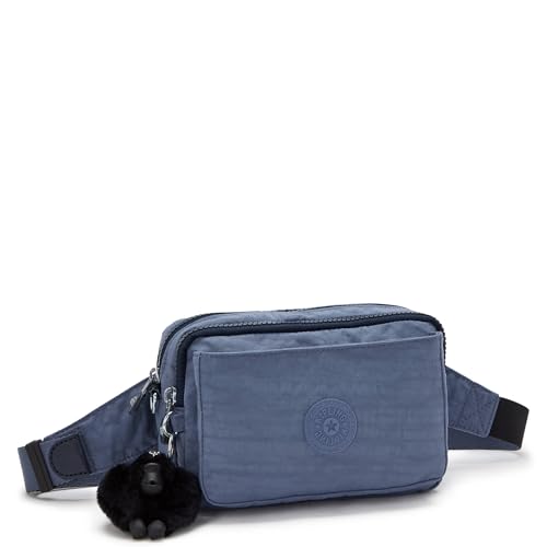 Image of Kipling Women's Abanu Medium Crossbody Bag, Lightweight, Adjustable Nylon Waist Pack with Multi-Compartment Zip Pockets